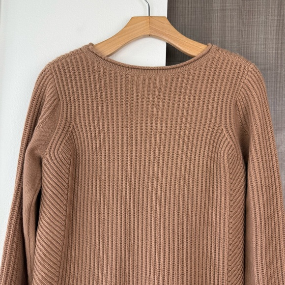 Vince Camel Directional Ribbed Wool Cashmere Sweater - Picture 8 of 11